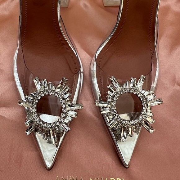 SOLD! AMINA MUADDI BEGUM PVC SLINGBACK - Picture 5 of 9